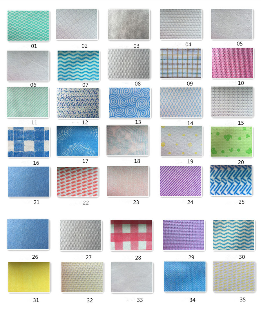 35 printing spunlace wipes